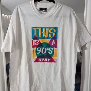 Graphic Tee - 90's Rave Poster